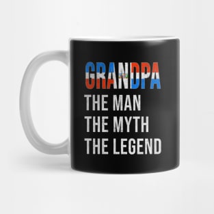 Grand Father Dominican Grandpa The Man The Myth The Legend - Gift for Dominican Dad With Roots From  Dominican Republic Mug